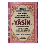 CANTA BOY 128 SAYFA PEMBE RENK ARAPÇA, MEALLİ ,TÜRKÇE OKUNUŞLU ÜÇLÜ YASİN-İ ŞERİF  HEDIYELIK YASIN  12X16